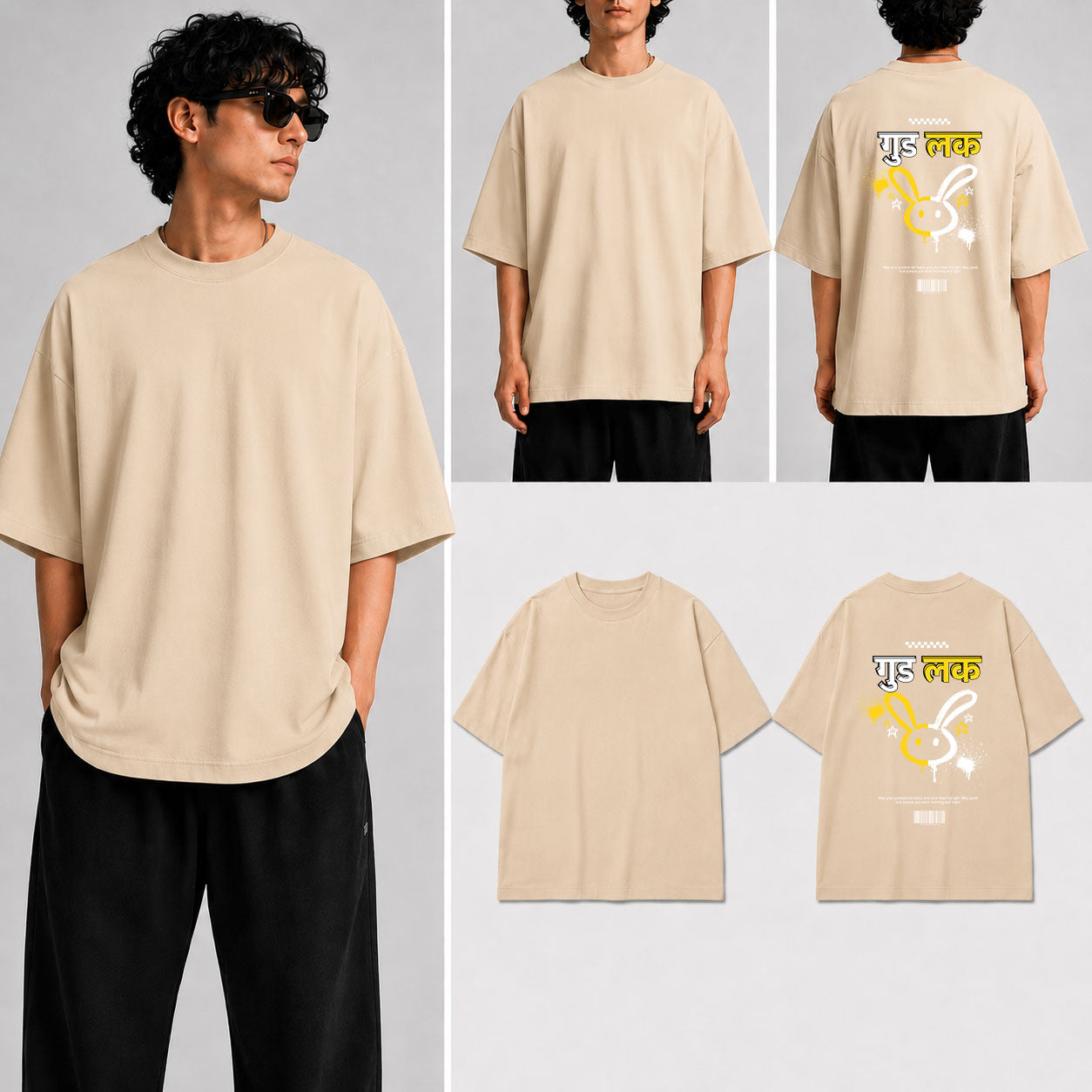good luck  Unisex Oversized Standard T-Shirt for man & women