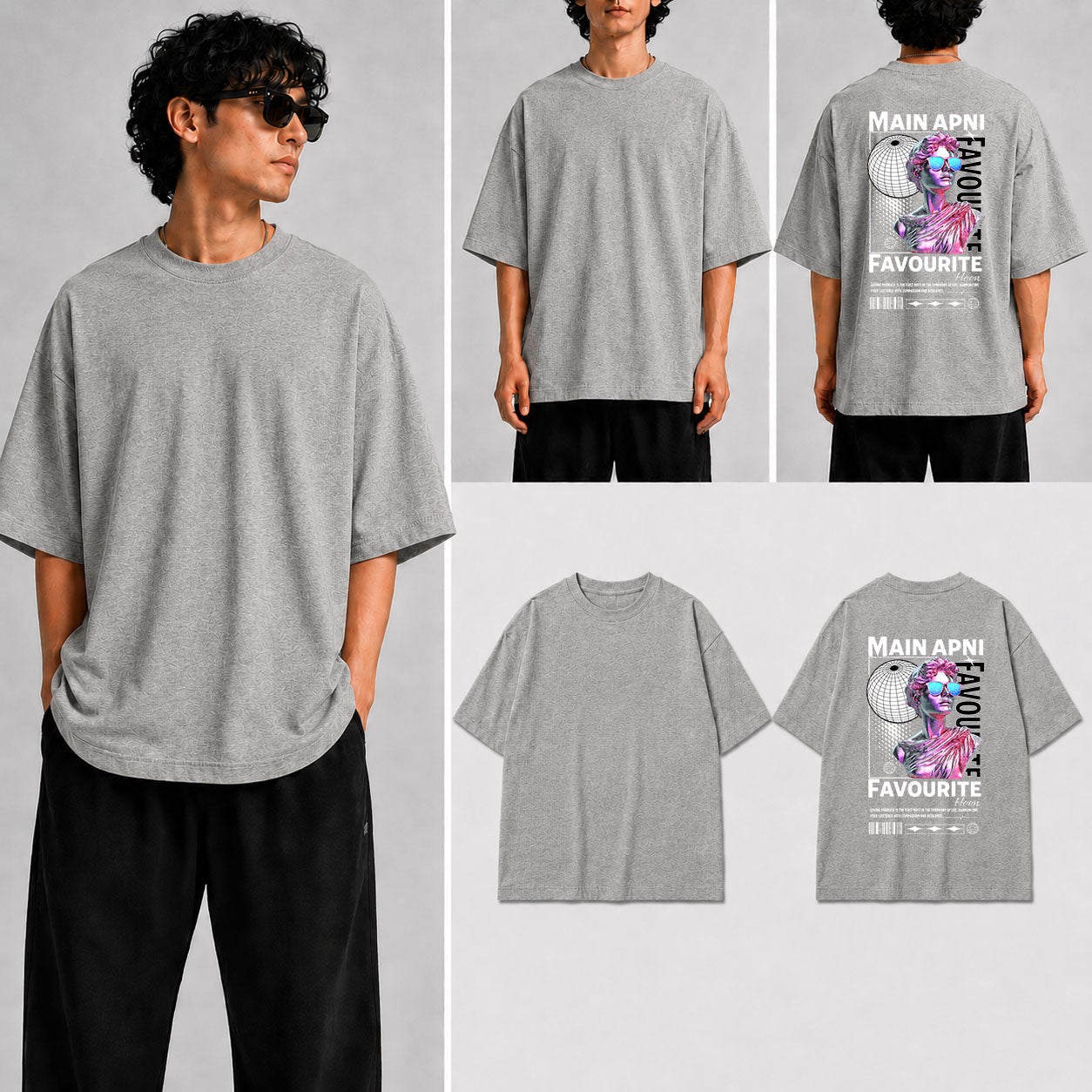 Main Apni Favourite Hoon Unisex Oversized Standard T-Shirt for man & women