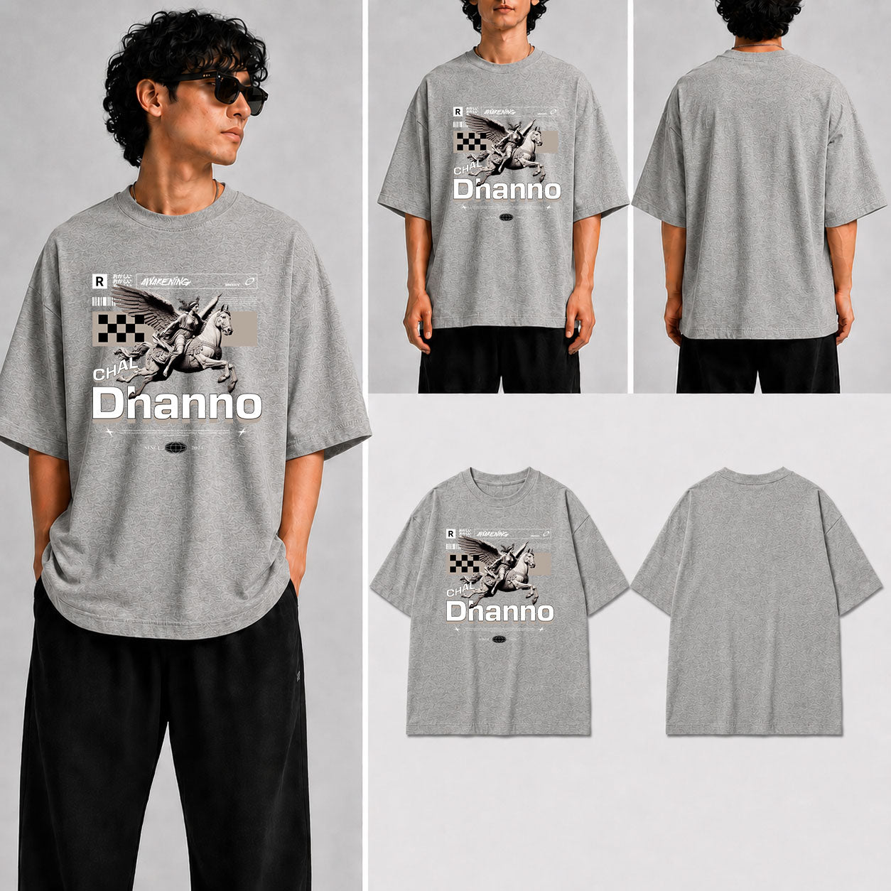 Chal Dhanno Unisex Oversized Standard T-Shirt for man & women