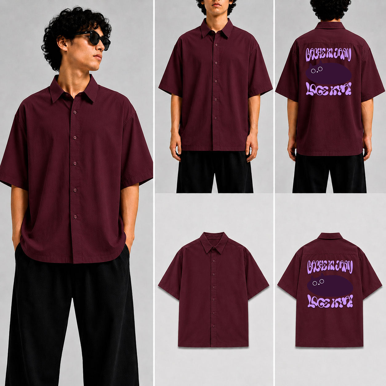 BACHE KI JAAN LOGE KYA Unisex Oversized Shirt for man & women