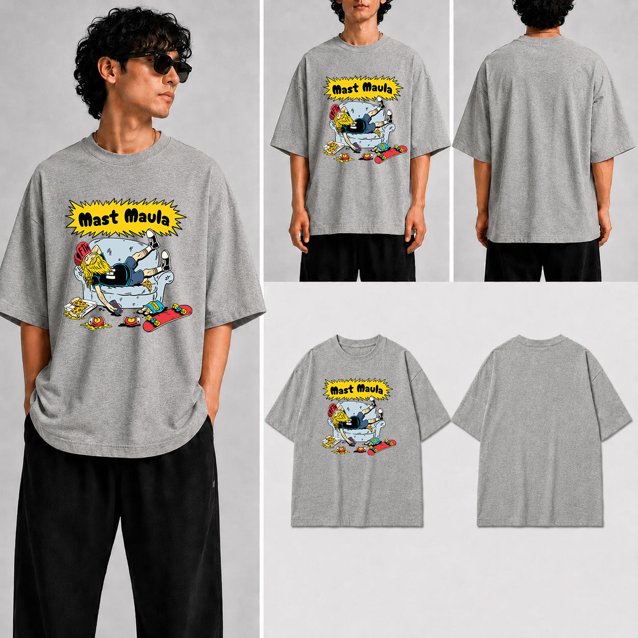 Mast Maula Unisex Oversized Standard T-Shirt for man & women