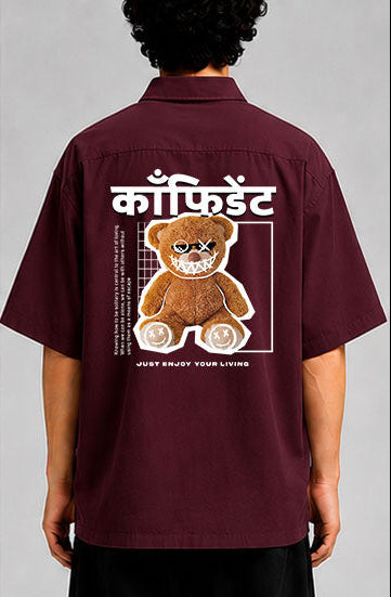 कॉंफिडेंट Unisex Oversized Shirt for man & women