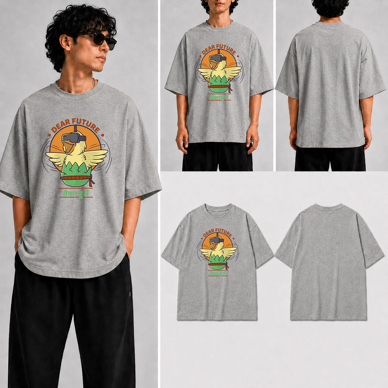 Dear Future Unisex Oversized Standard T-Shirt for man & women