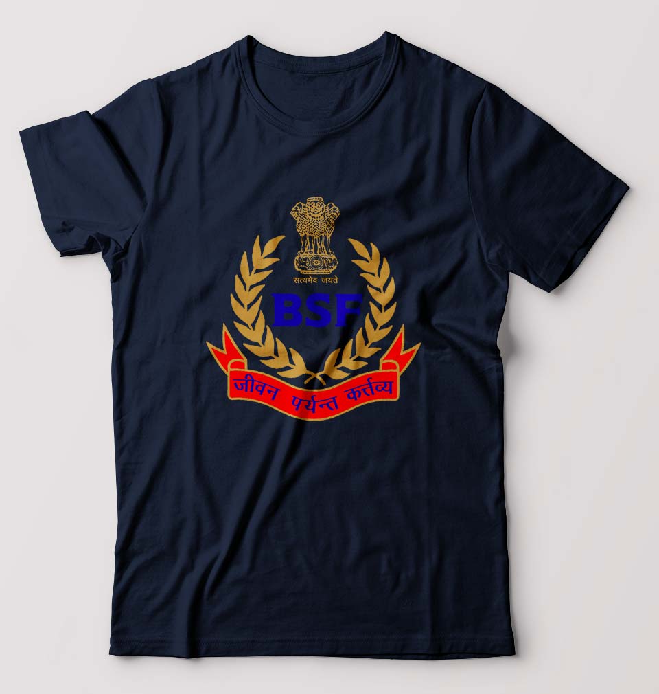 BSF Army Male Round Neck Half Sleeve T-Shirt