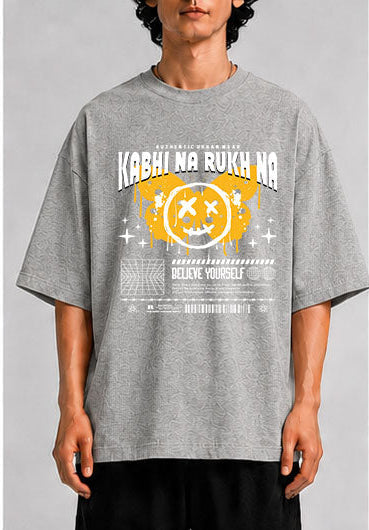 Kabhi Na Rukh Na Unisex Oversized Standard T-Shirt for man & women