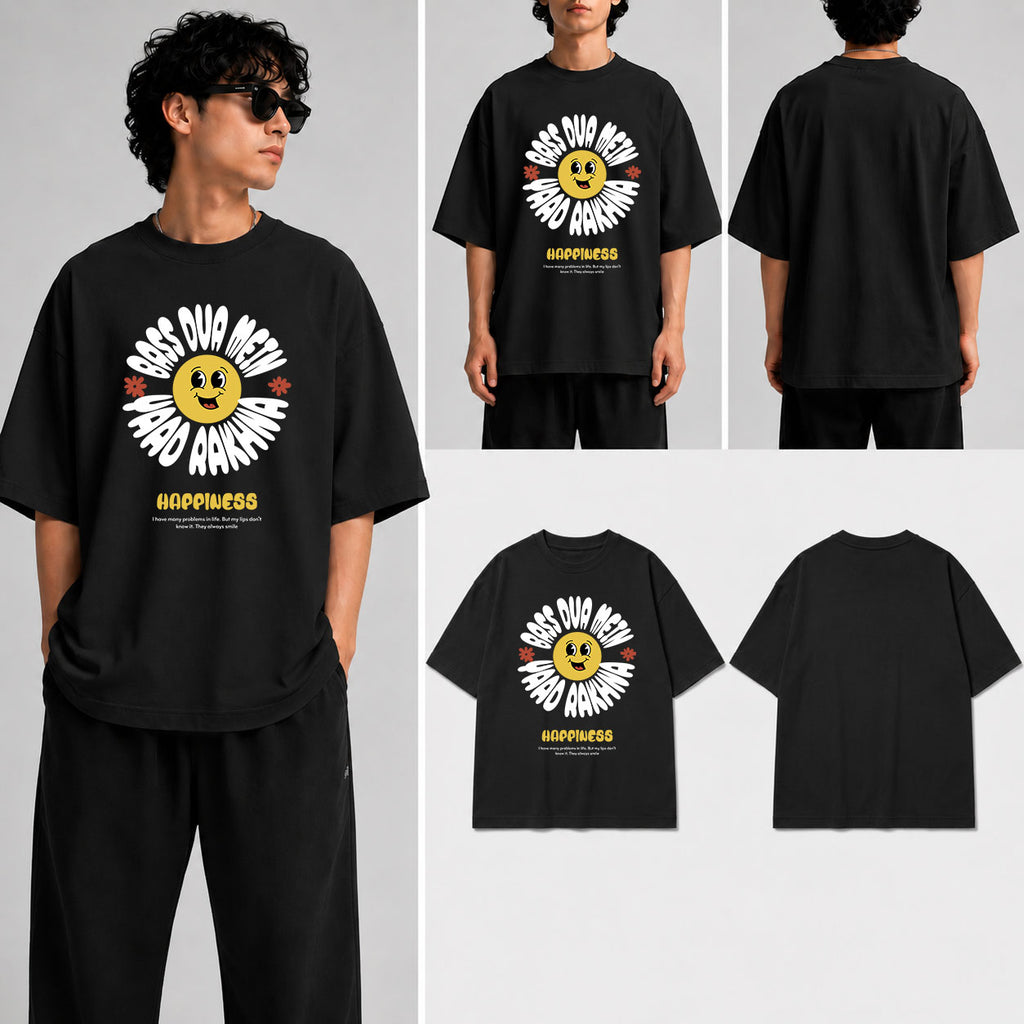 BASS DUA MEIN YAAD RAKHNA Unisex Oversized Standard T-Shirt for man & women