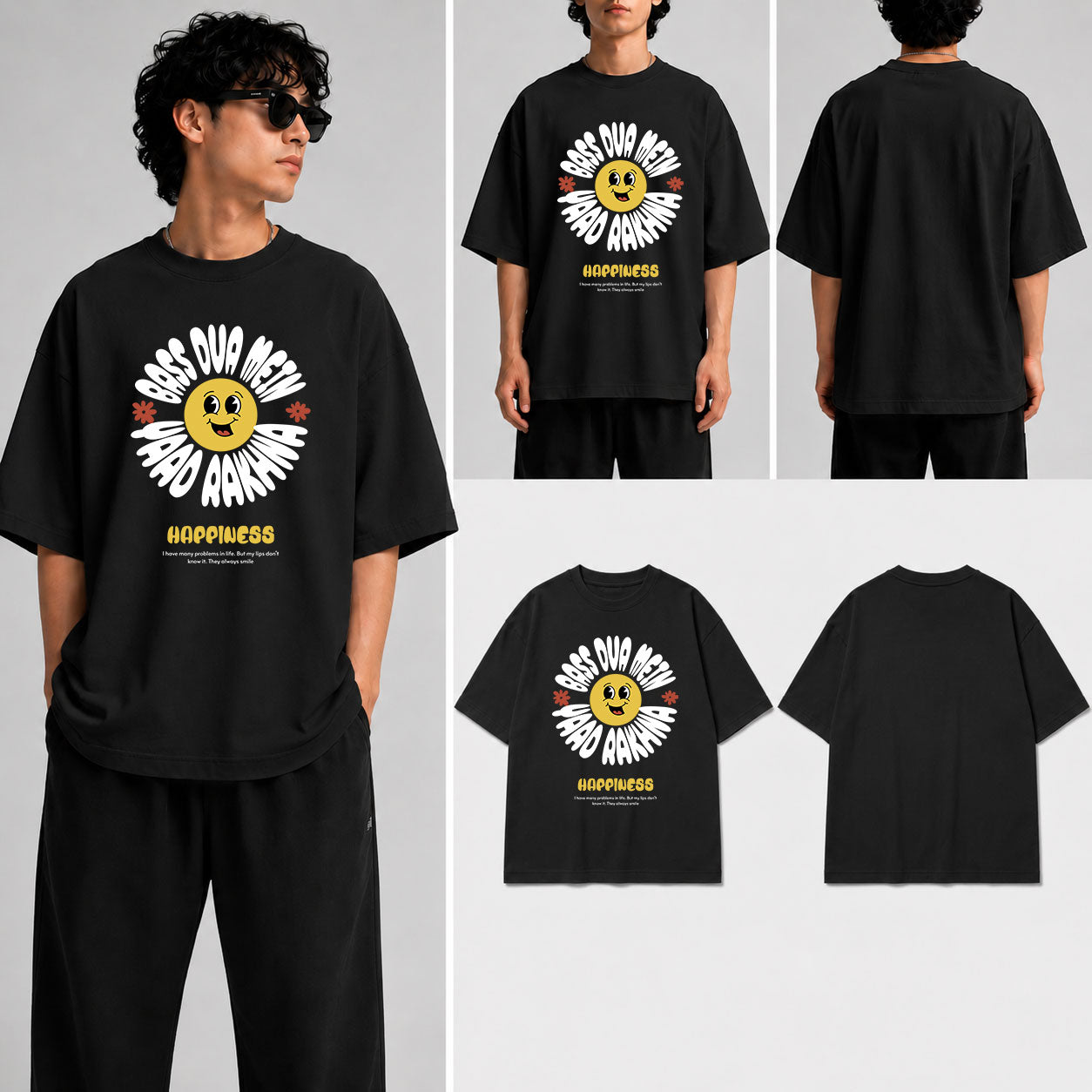 BASS DUA MEIN YAAD RAKHNA Unisex Oversized Standard T-Shirt for man & women