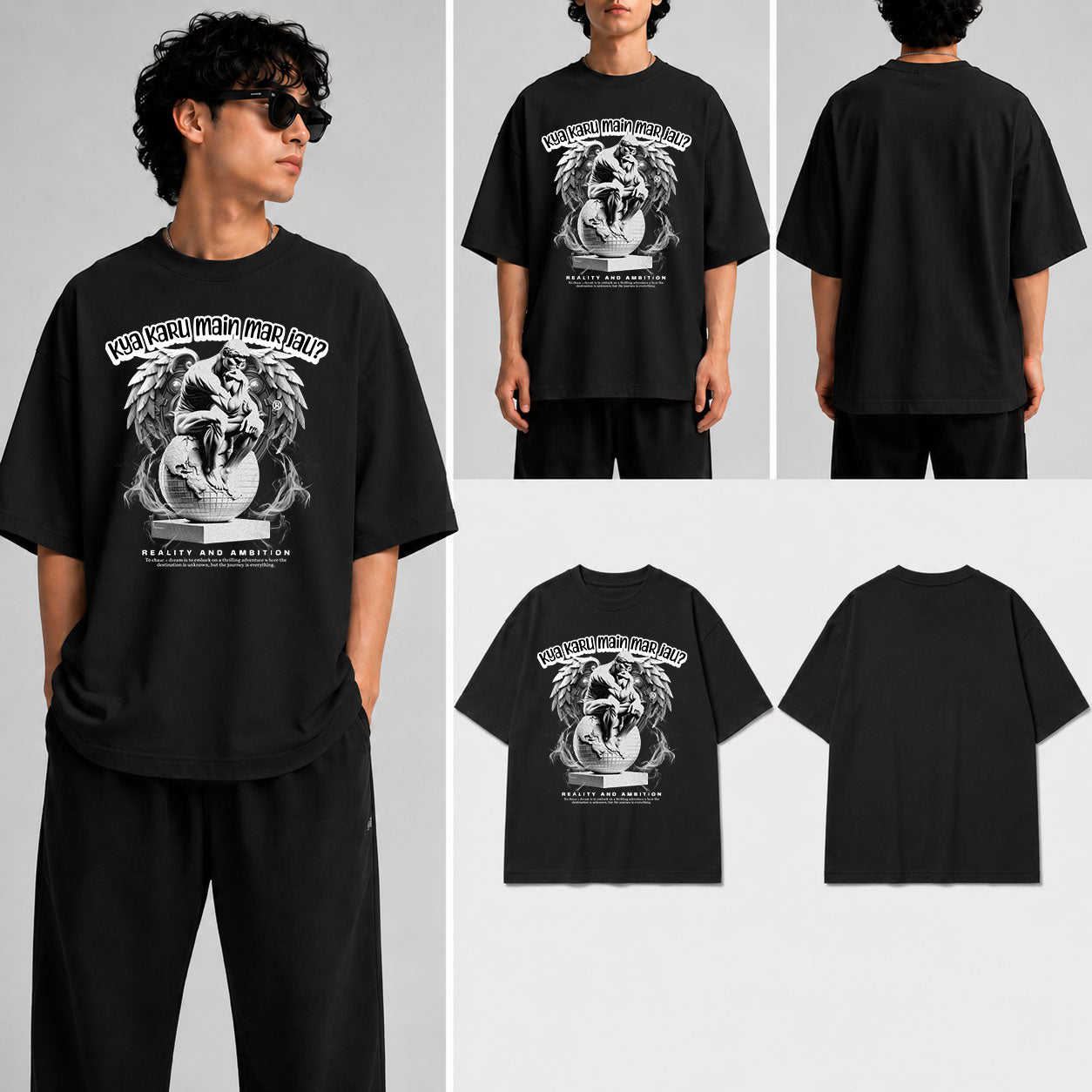 meri koi feelings nahi hai  Unisex Oversized Standard T-Shirt for man & women