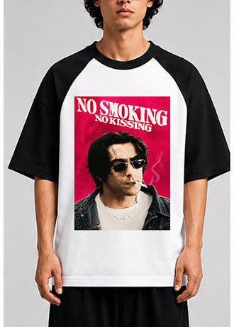 No Smoking Unisex Oversized Raglan T-Shirt for man & women