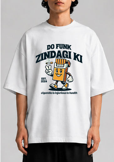 DO FUNK ZINDAGI KI Unisex Oversized Standard T-Shirt for man & women