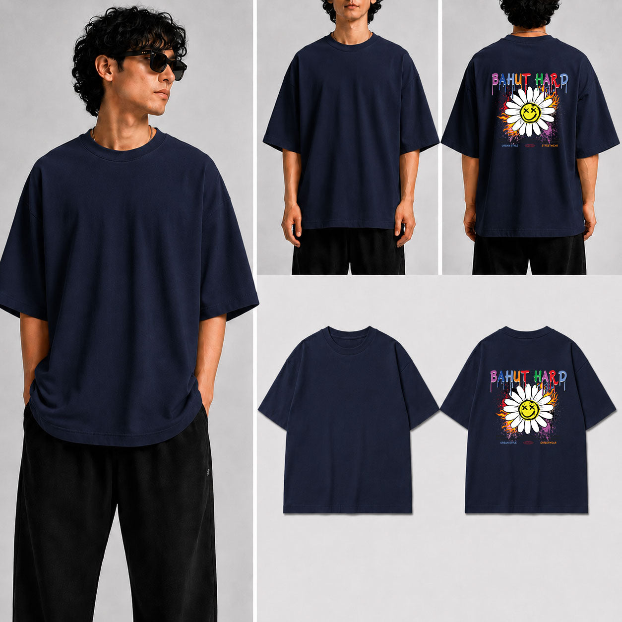 Bahut Hard Unisex Oversized Standard T-Shirt for man & women