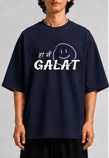 Haan mein Galat  Unisex Oversized Standard T-Shirt for man & women