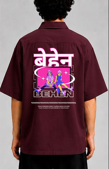 Behen Unisex Oversized Shirt for man & women