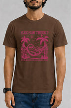BAKI SAB THEEK Male Round Neck Half Sleeve T-Shirt
