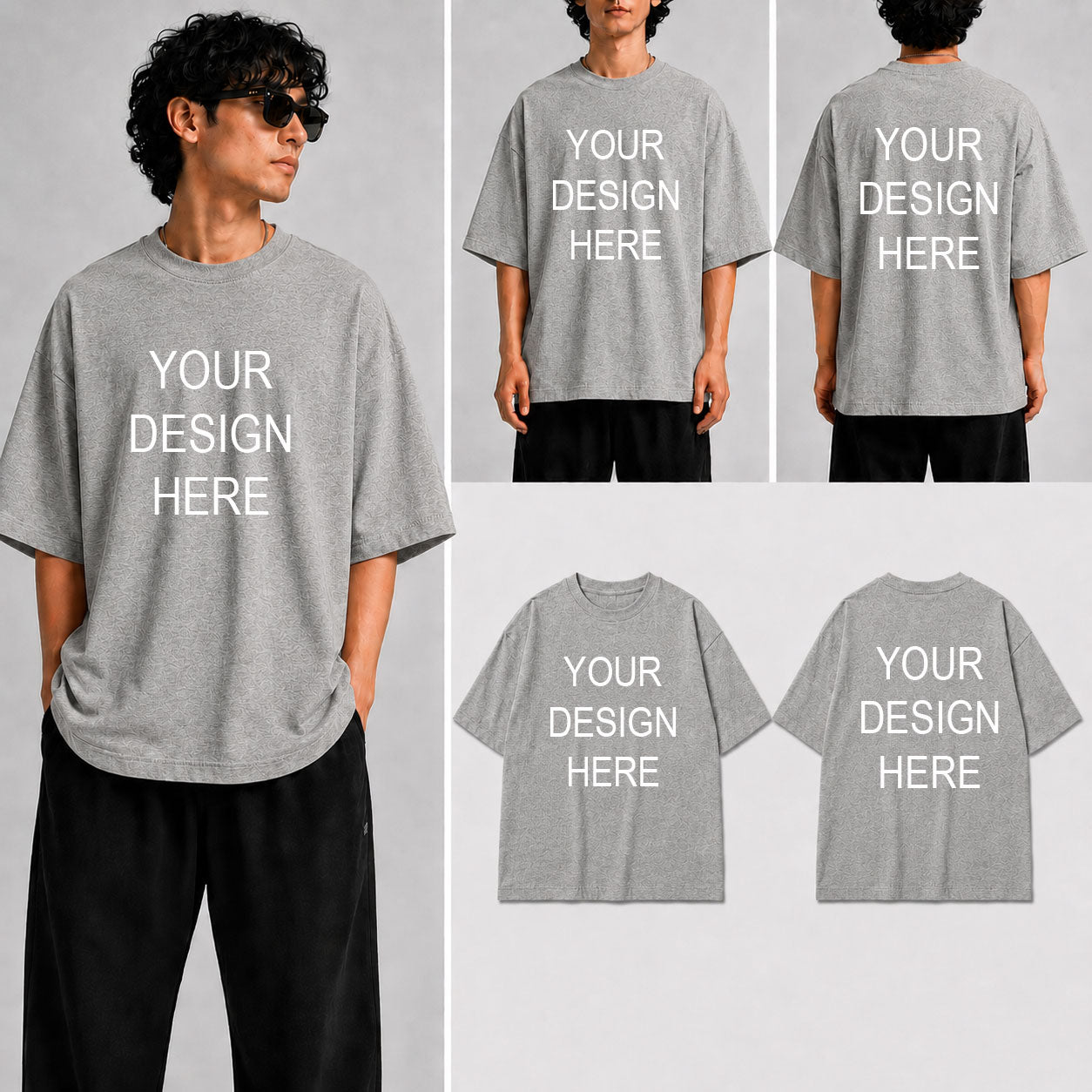 Customized Custom Personalized Unisex Oversized Standard T-Shirt for man & women