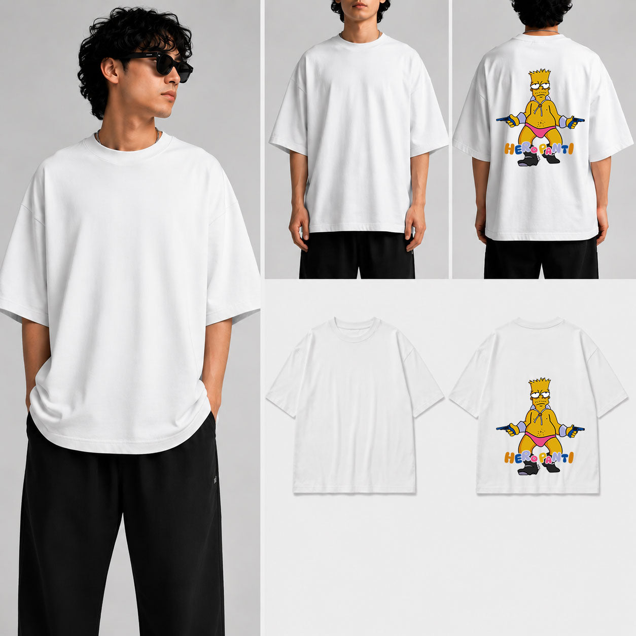 Heropanti Unisex Oversized Standard T-Shirt for man & women