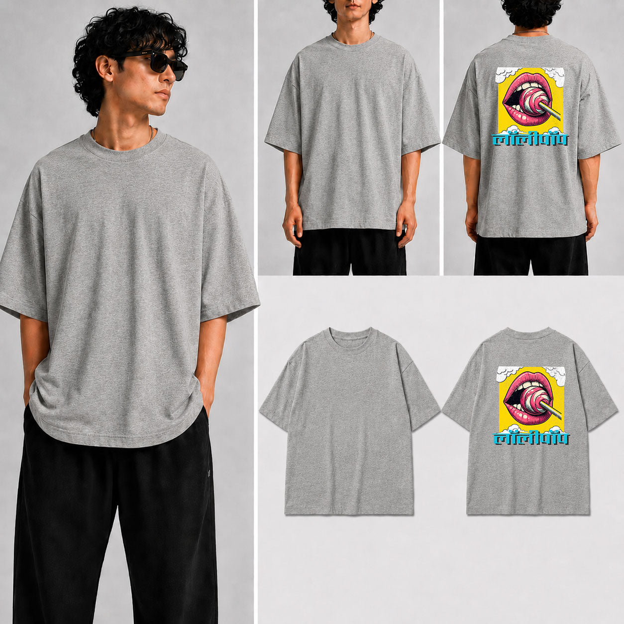 लॉलीपॉप Unisex Oversized Standard T-Shirt for man & women