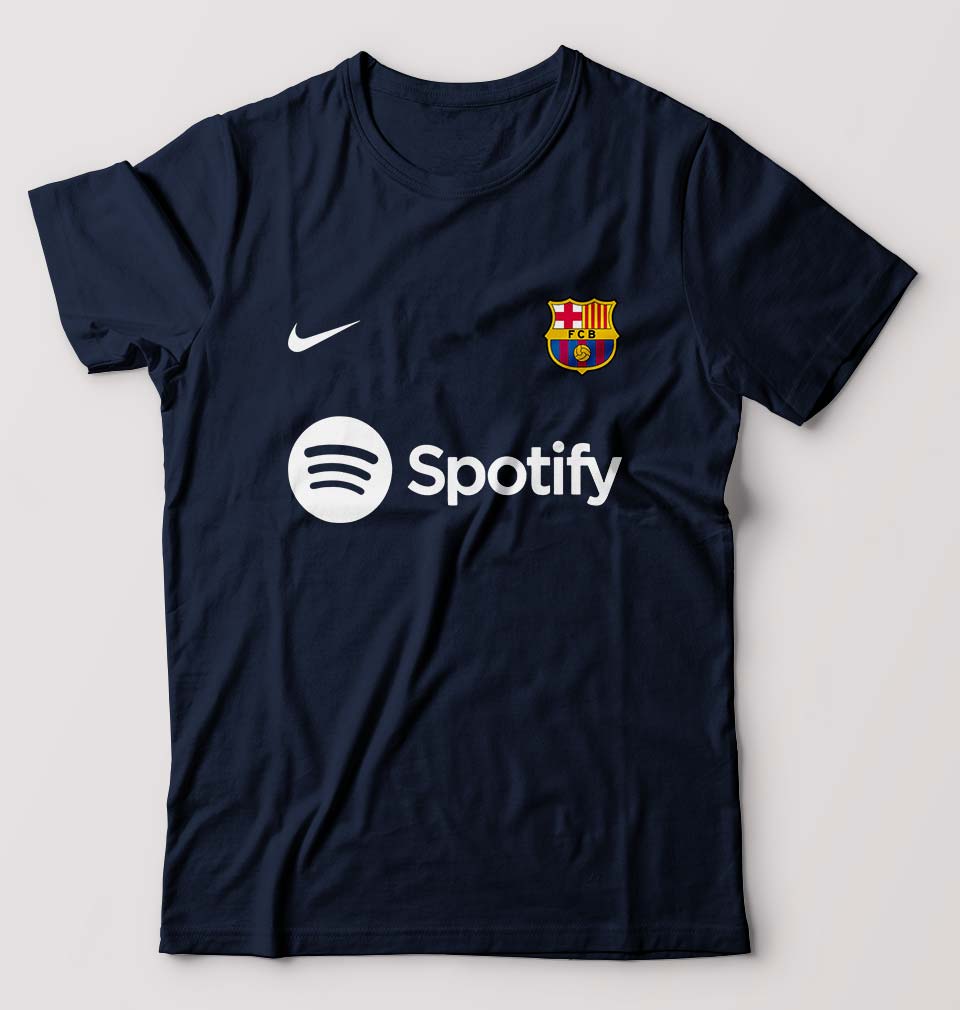 Barcelona 2022-23 Male Round Neck Half Sleeve T-Shirt