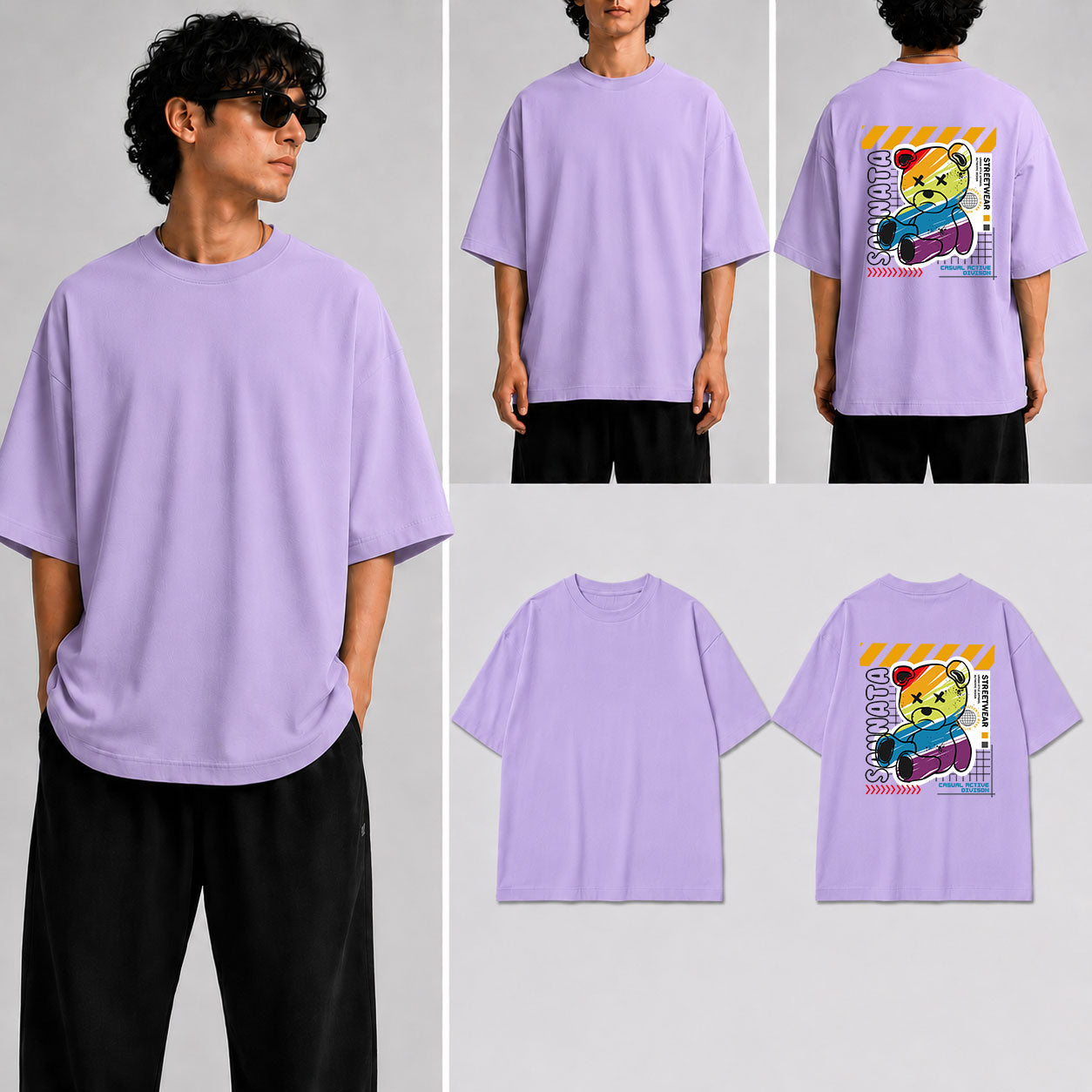 Sannata Unisex Oversized Standard T-Shirt for man & women