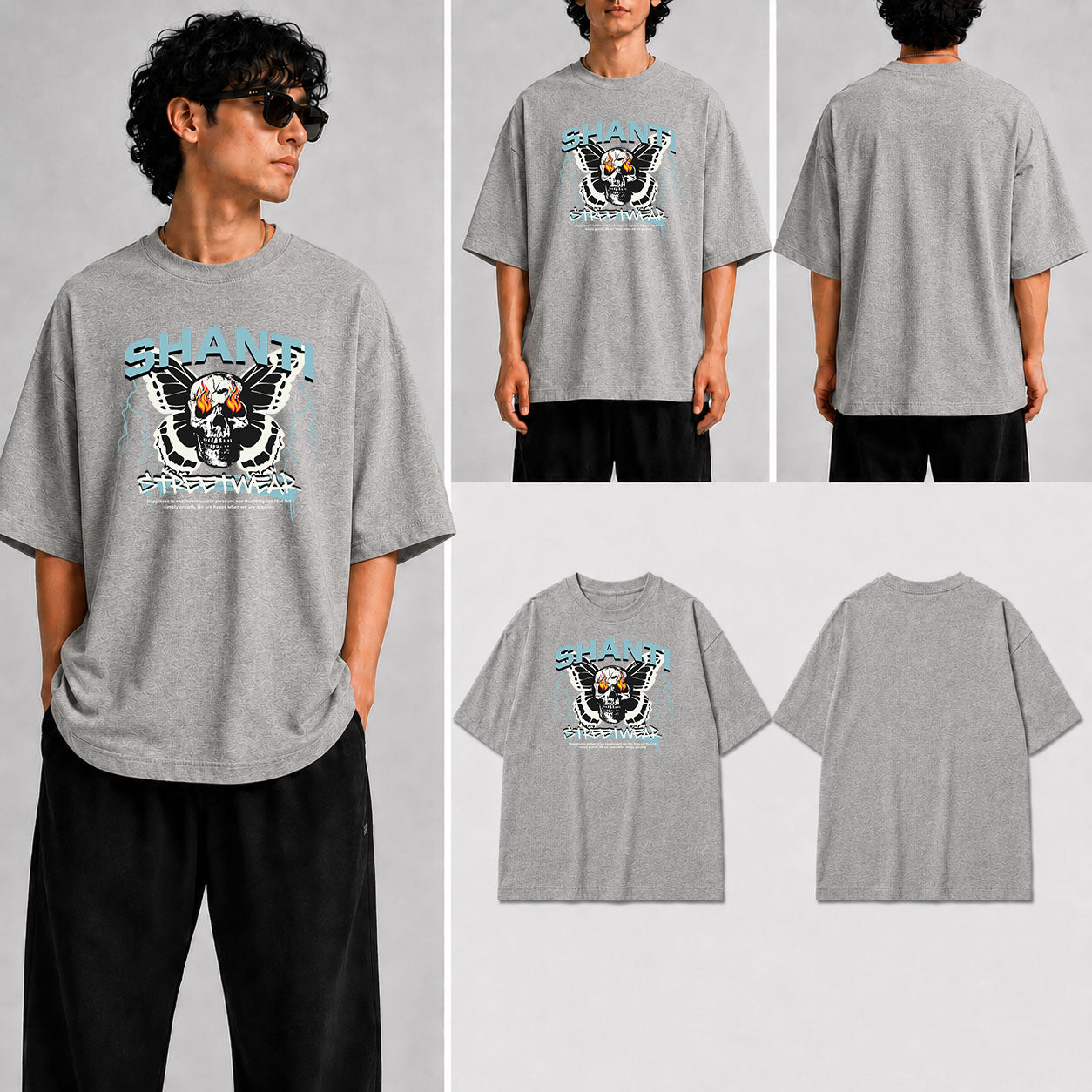 Shanti Unisex Oversized Standard T-Shirt for man & women
