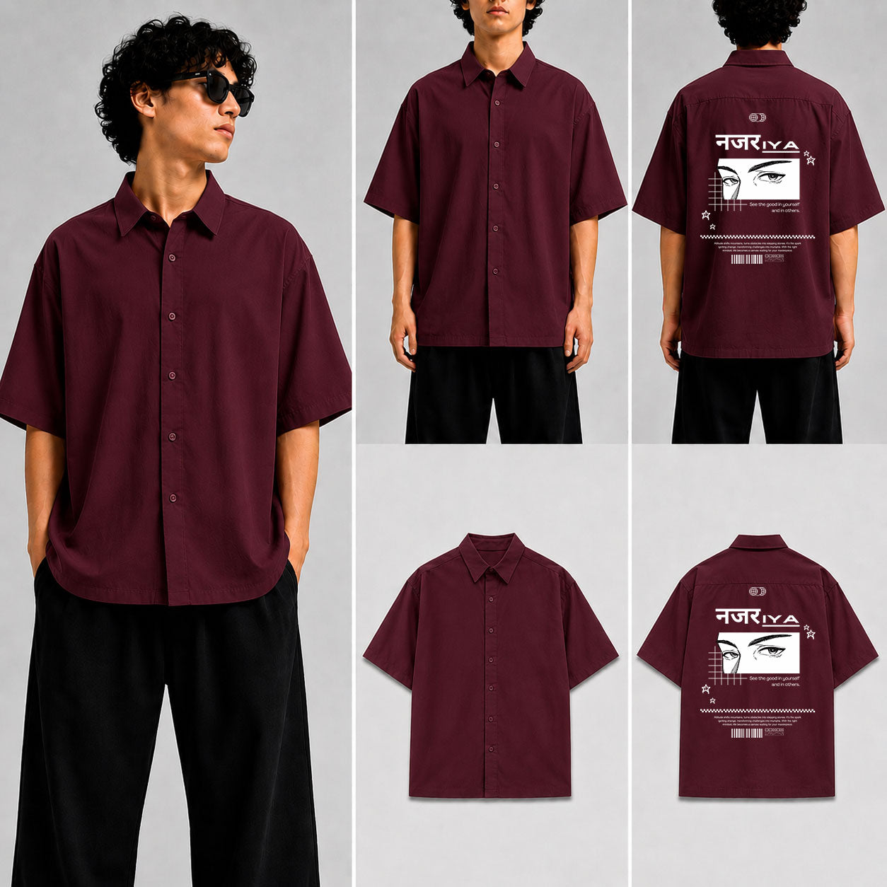 Najariya Unisex Oversized Shirt for man & women