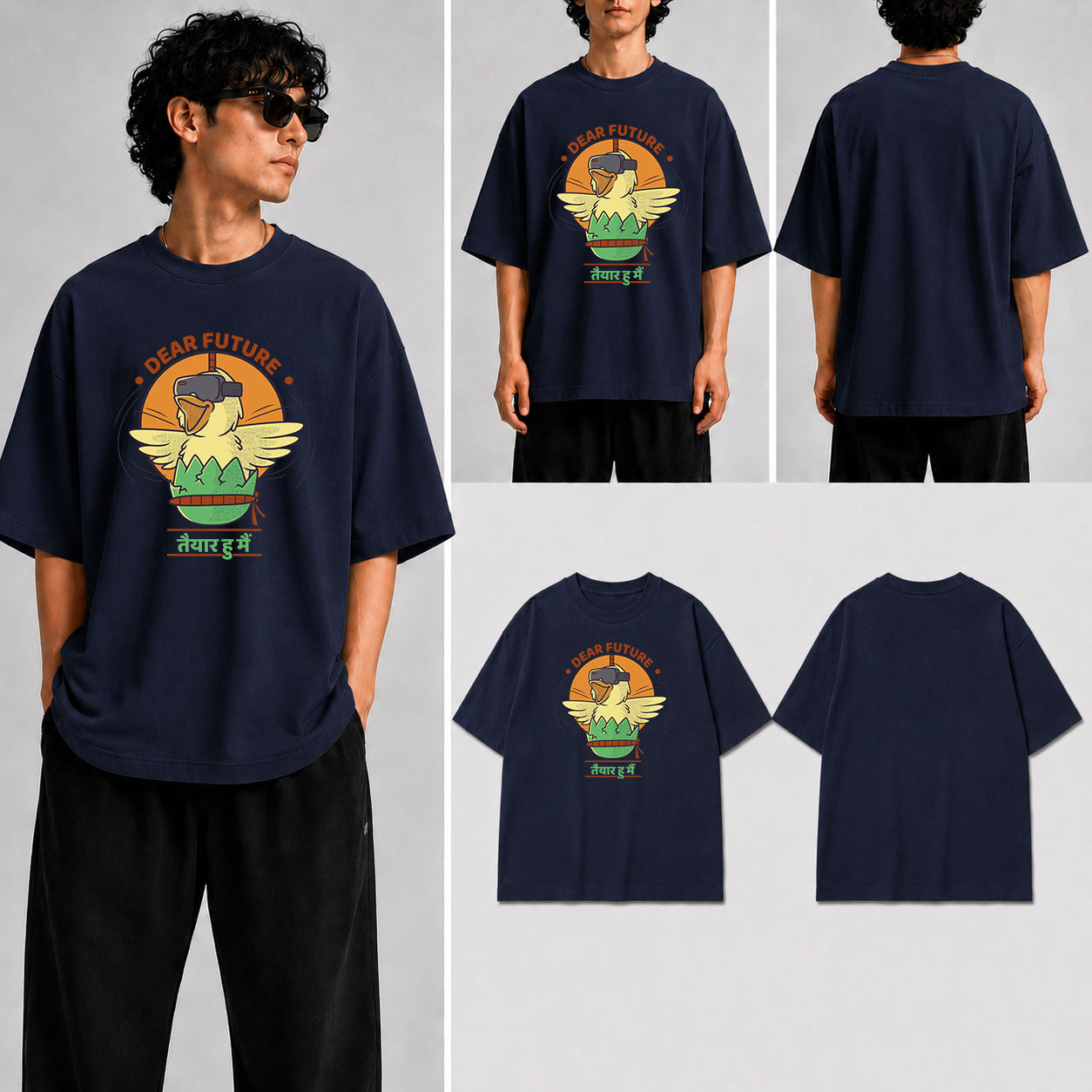 Dear Future Unisex Oversized Standard T-Shirt for man & women