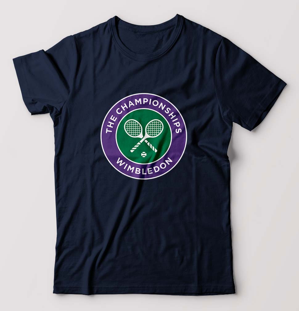 wimbledon Male Round Neck Half Sleeve T-Shirt
