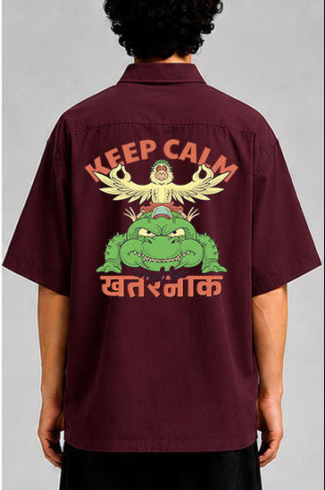 Keep Calm Unisex Oversized Shirt for man & women