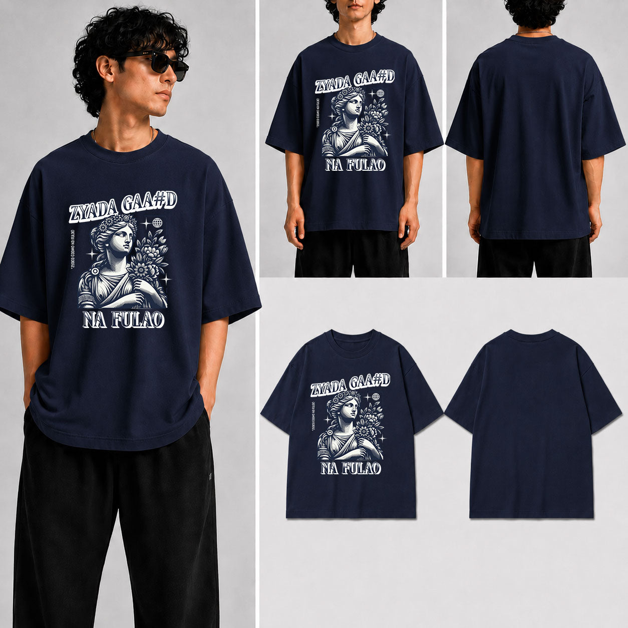 Zyada Gaa_d na fulao Unisex Oversized Standard T-Shirt for man & women