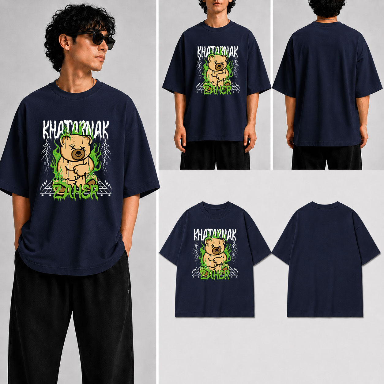 Khatarnak Zaher Unisex Oversized Standard T-Shirt for man & women