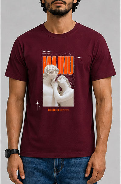 Majnu Male Round Neck Half Sleeve T-Shirt