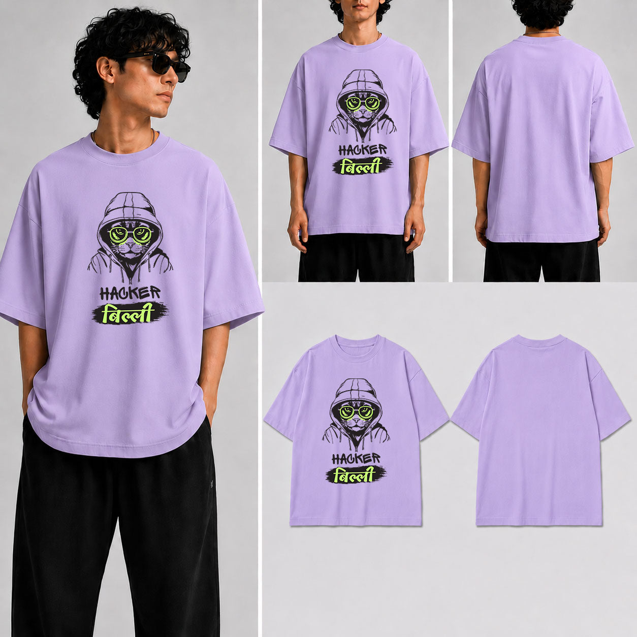 HACKER BILLI  Unisex Oversized Standard T-Shirt for man & women
