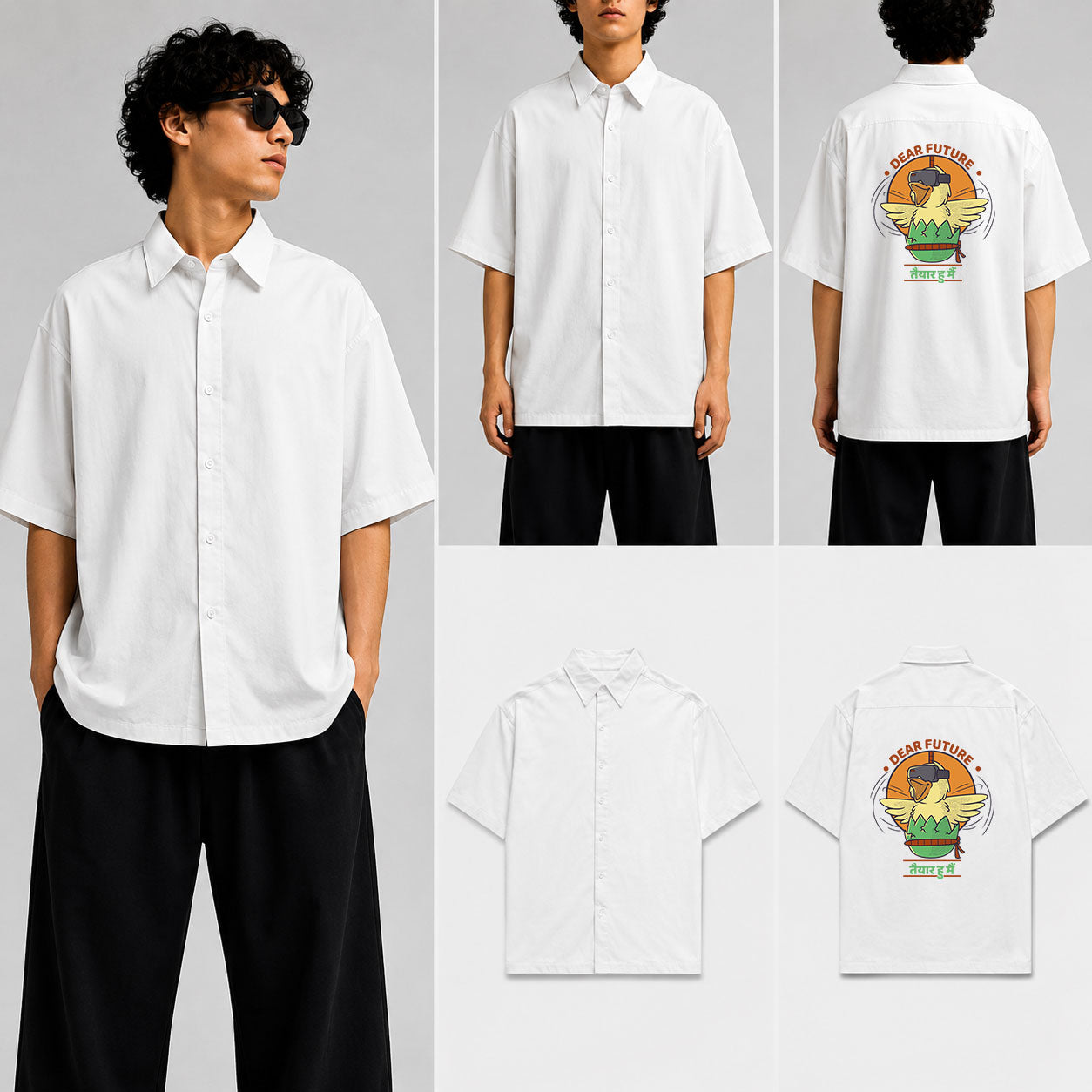 Dear Future Unisex Oversized Shirt for man & women