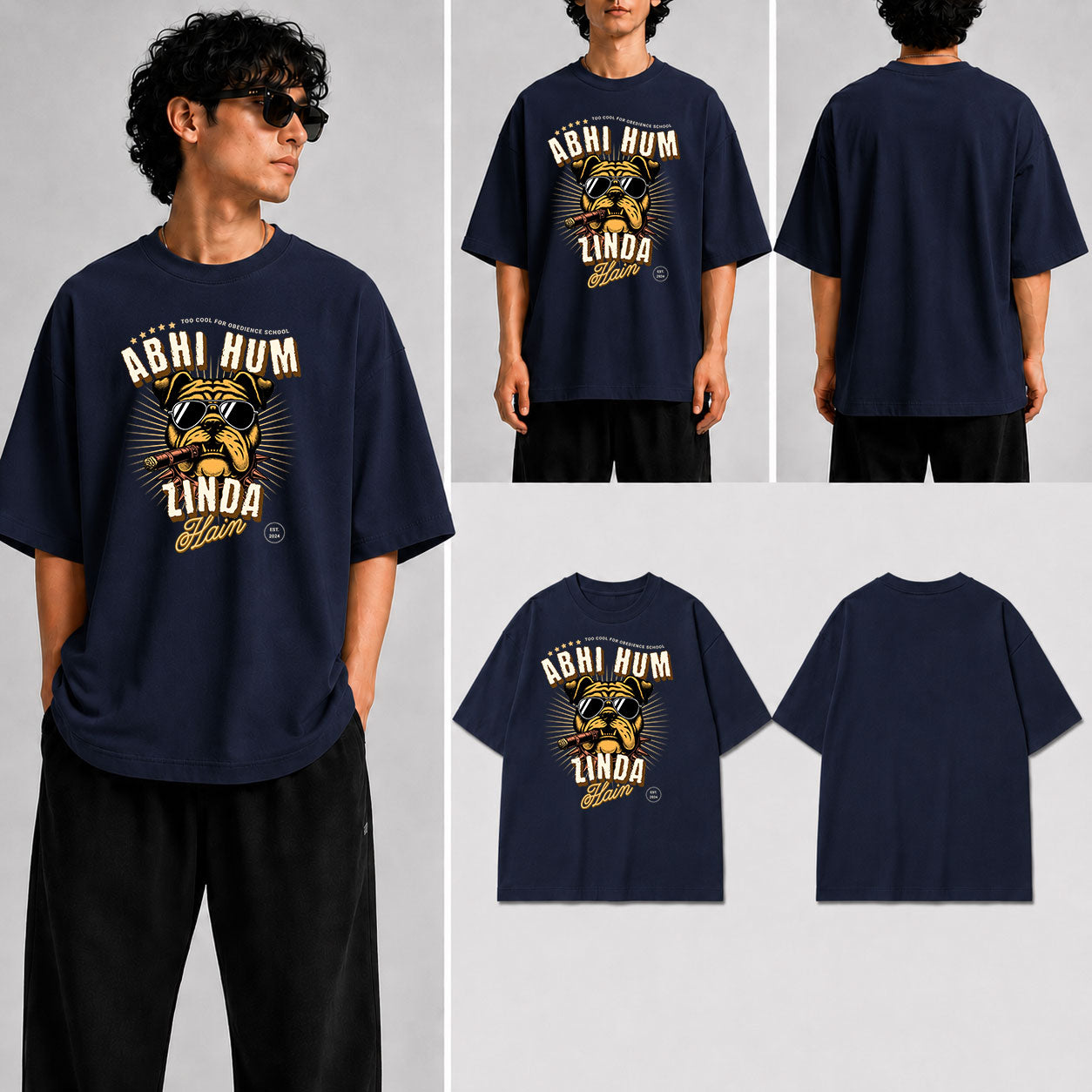 Abhi Hum Zinda Hain Unisex Oversized Standard T-Shirt for man & women