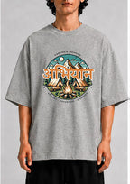 ABHIYAN Unisex Oversized Standard T-Shirt for man & women