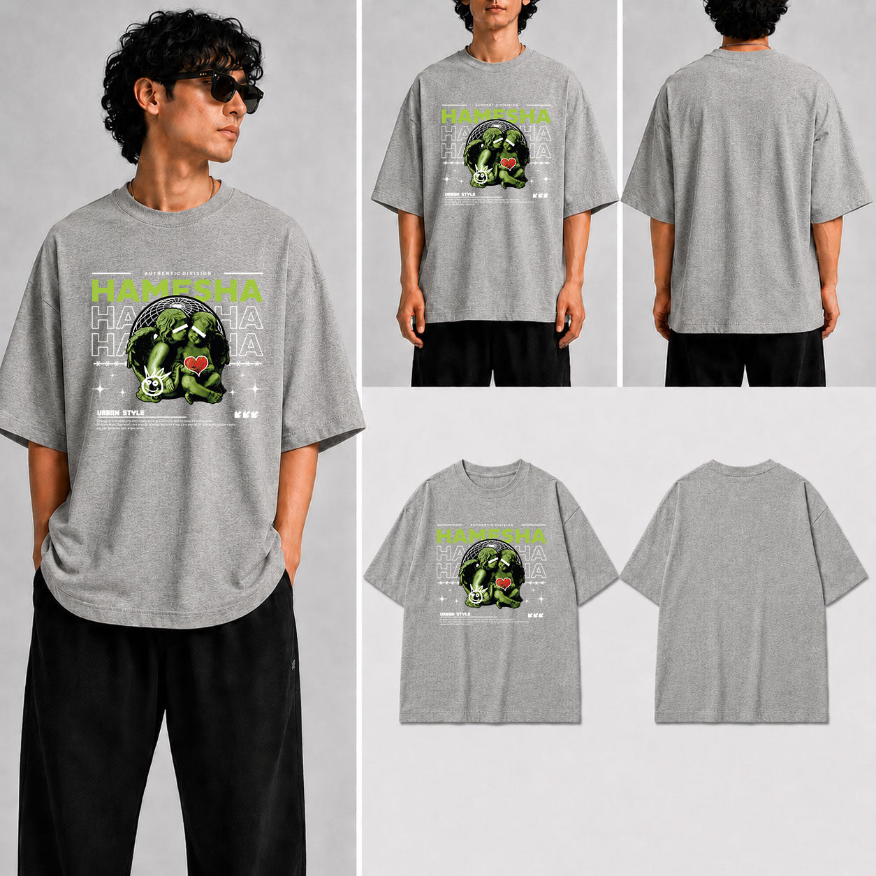 Hamesha Unisex Oversized Standard T-Shirt for man & women