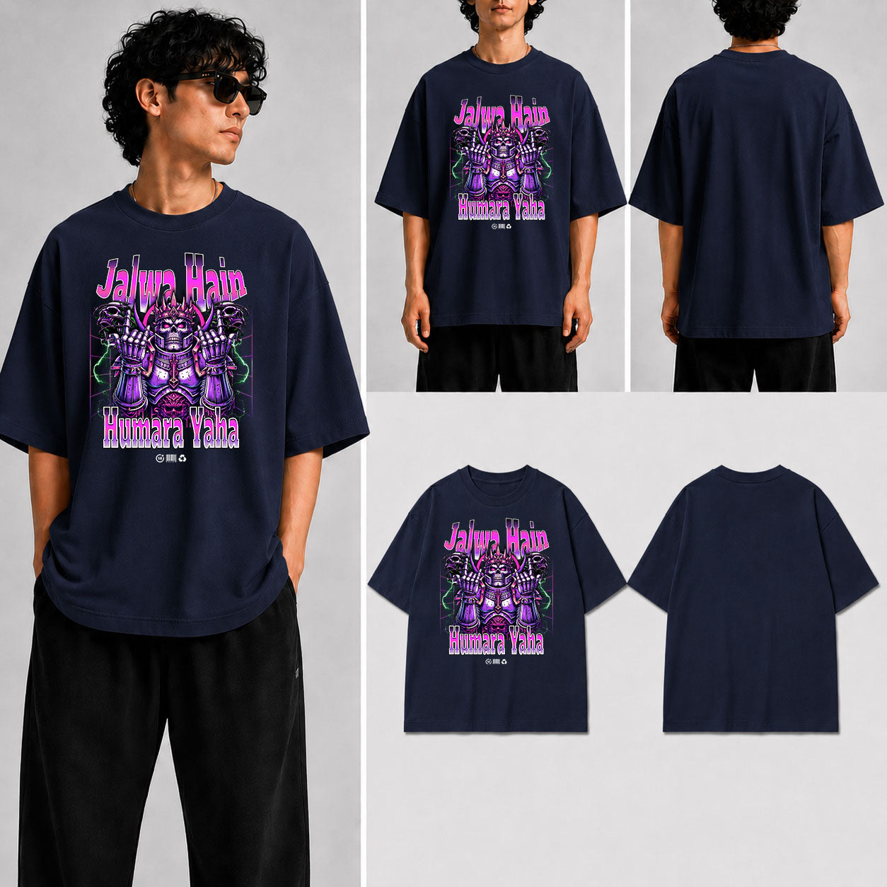 Jalwa Hain Humara Unisex Oversized Standard T-Shirt for man & women