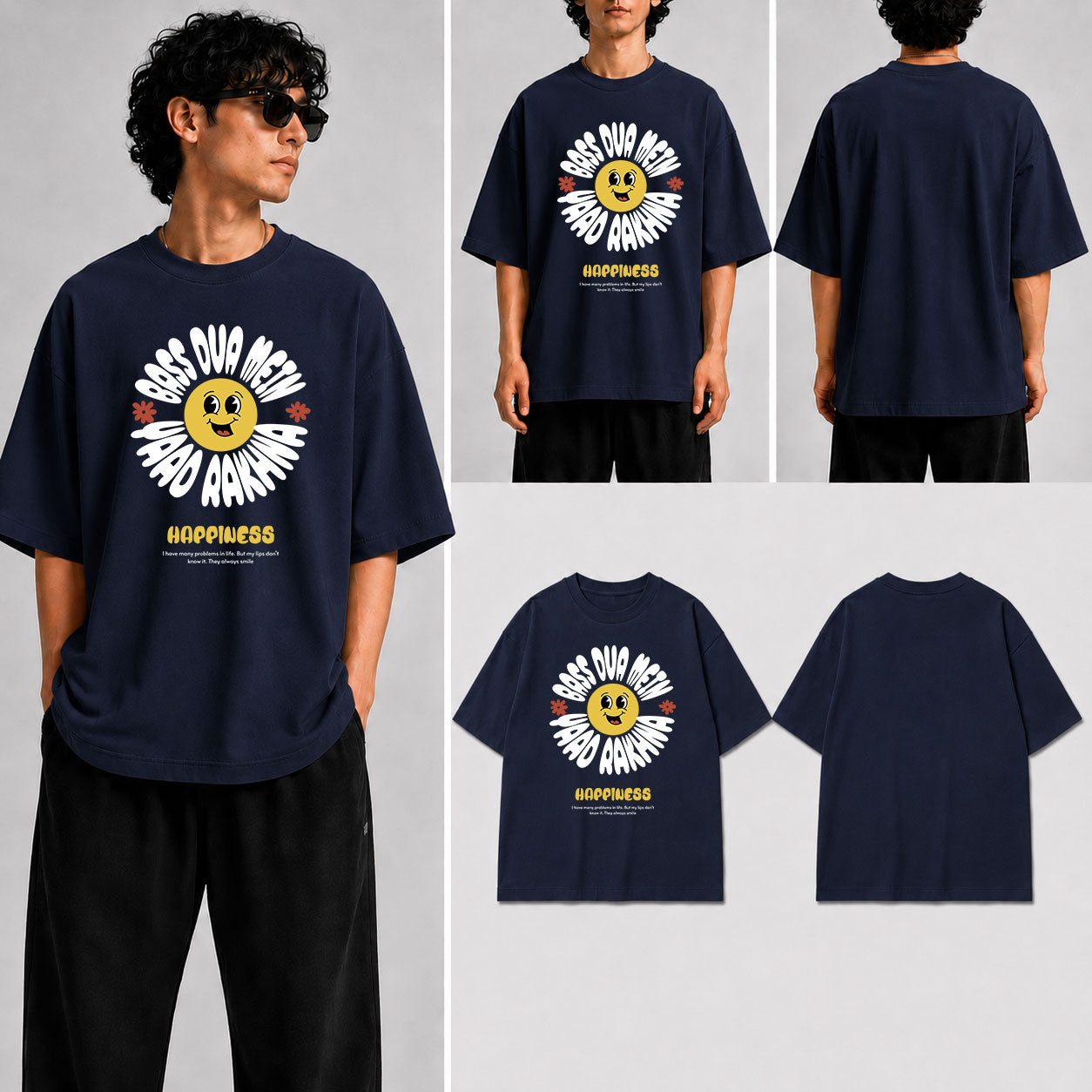 BASS DUA MEIN YAAD RAKHNA Unisex Oversized Standard T-Shirt for man & women