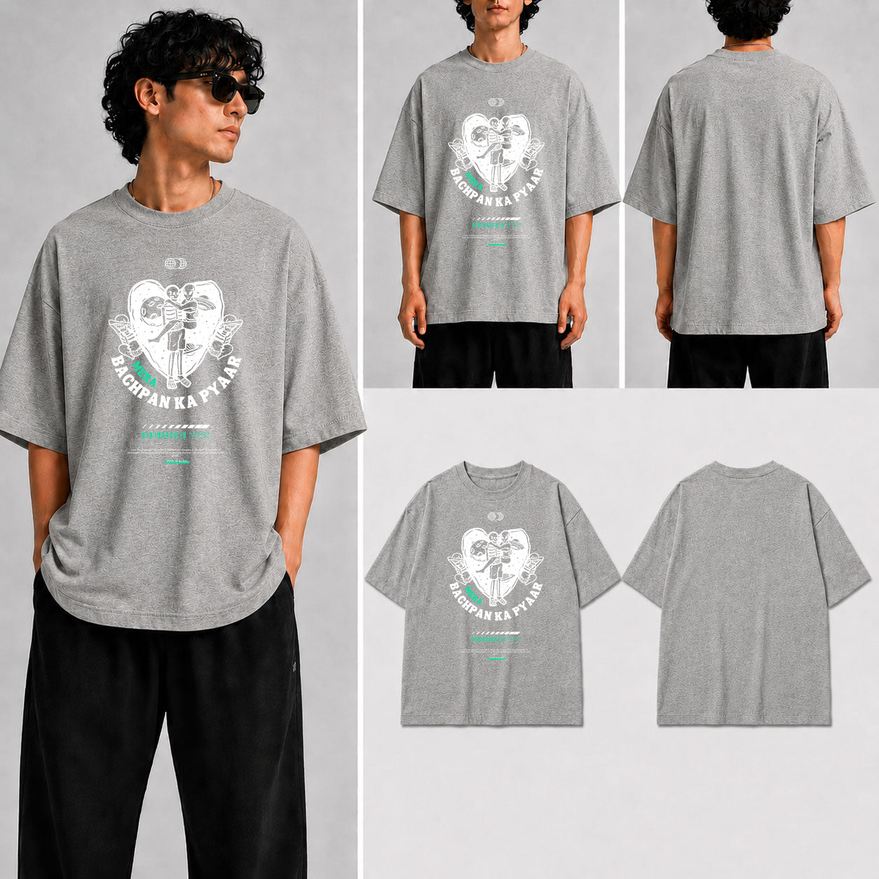 Bachpan Ka Pyar Unisex Oversized Standard T-Shirt for man & women