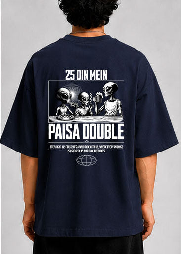 PAISA DOUBLE  Unisex Oversized Standard T-Shirt for man & women