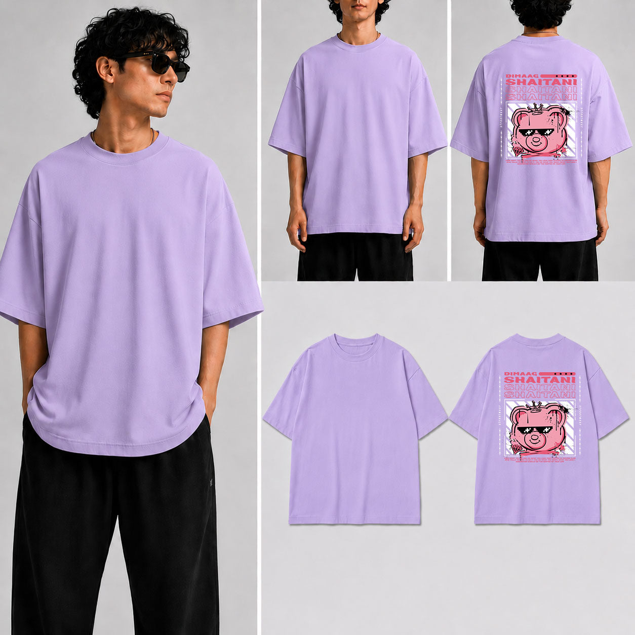 Dimaag Shaitani Unisex Oversized Standard T-Shirt for man & women