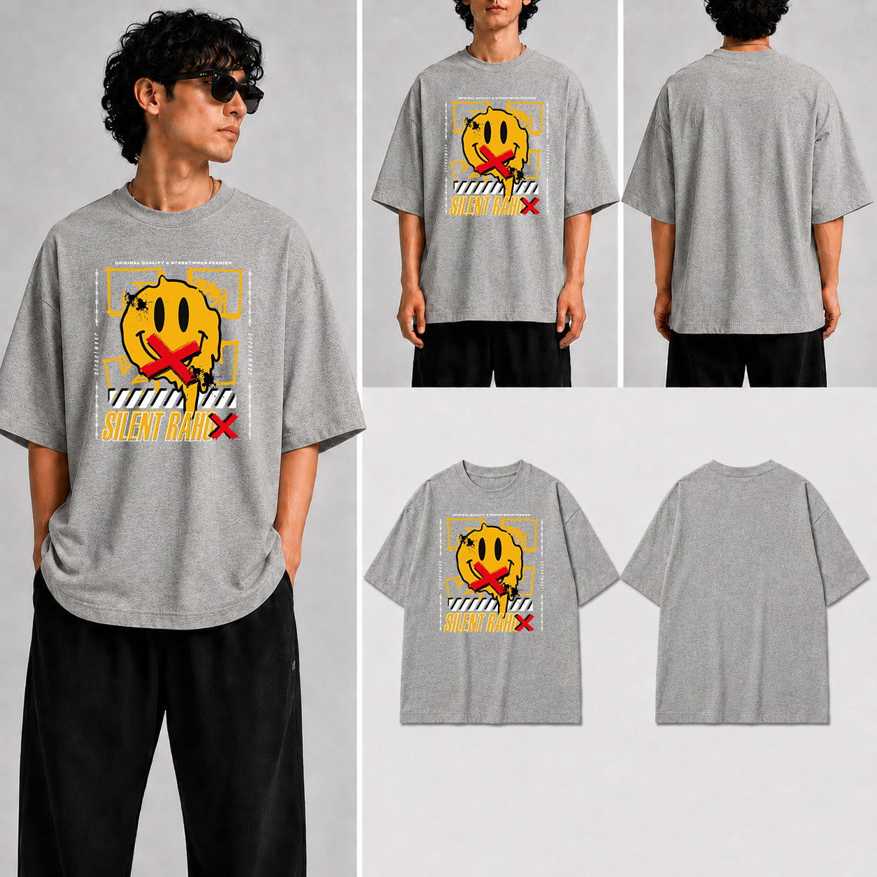 Silent Raho Unisex Oversized Standard T-Shirt for man & women