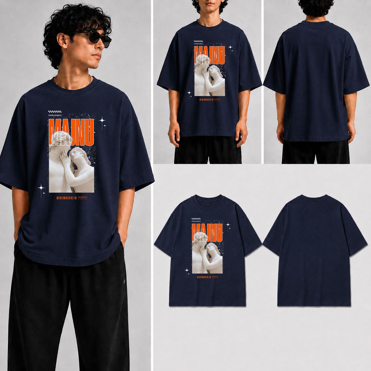 Majnu Unisex Oversized Standard T-Shirt for man & women