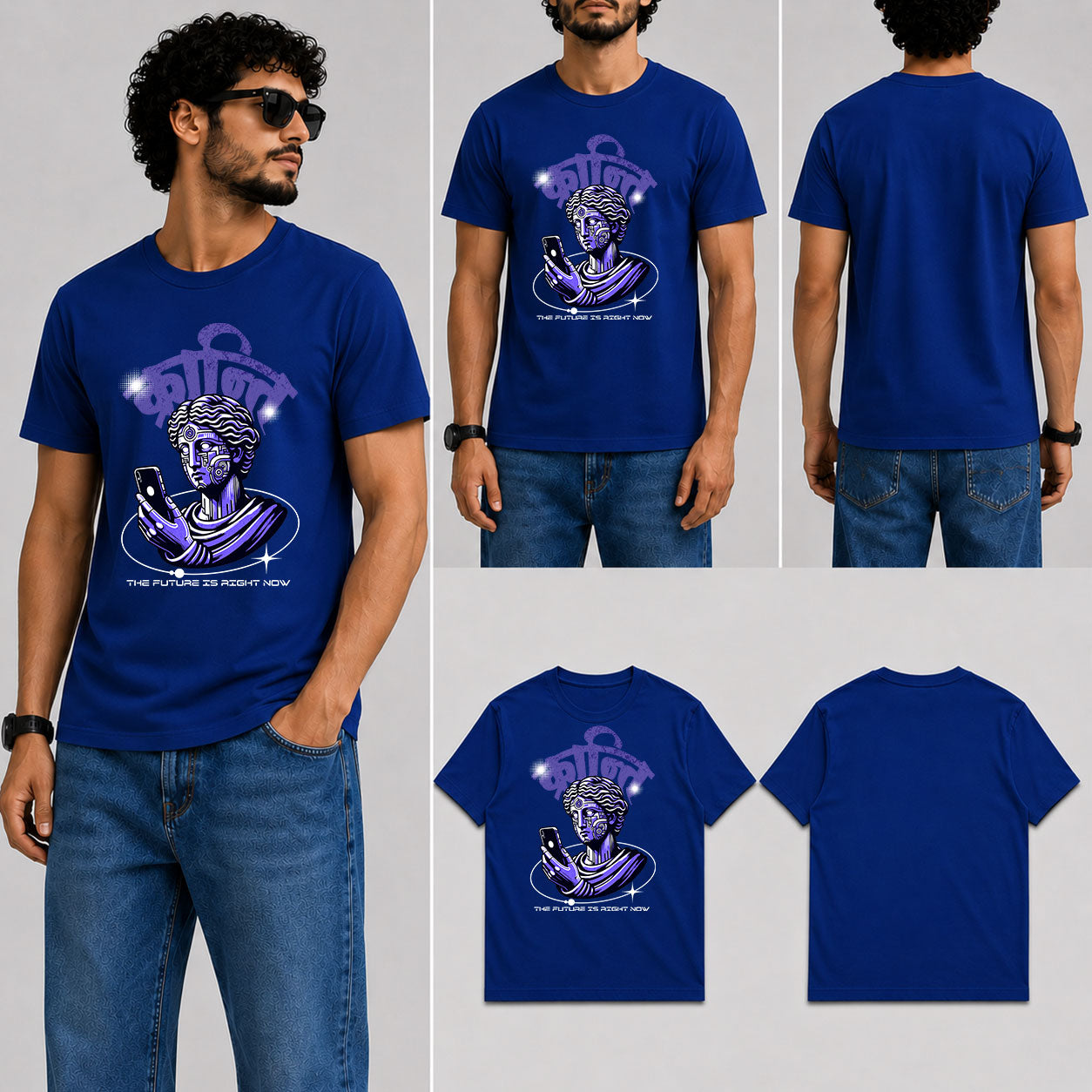 Kranti Male Round Neck Half Sleeve T-Shirt