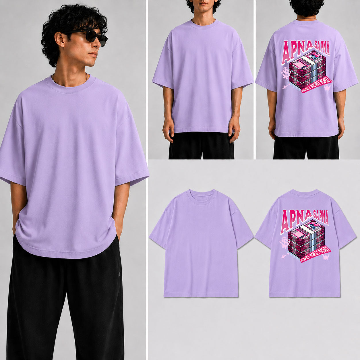 Apna Sapna Unisex Oversized Standard T-Shirt for man & women