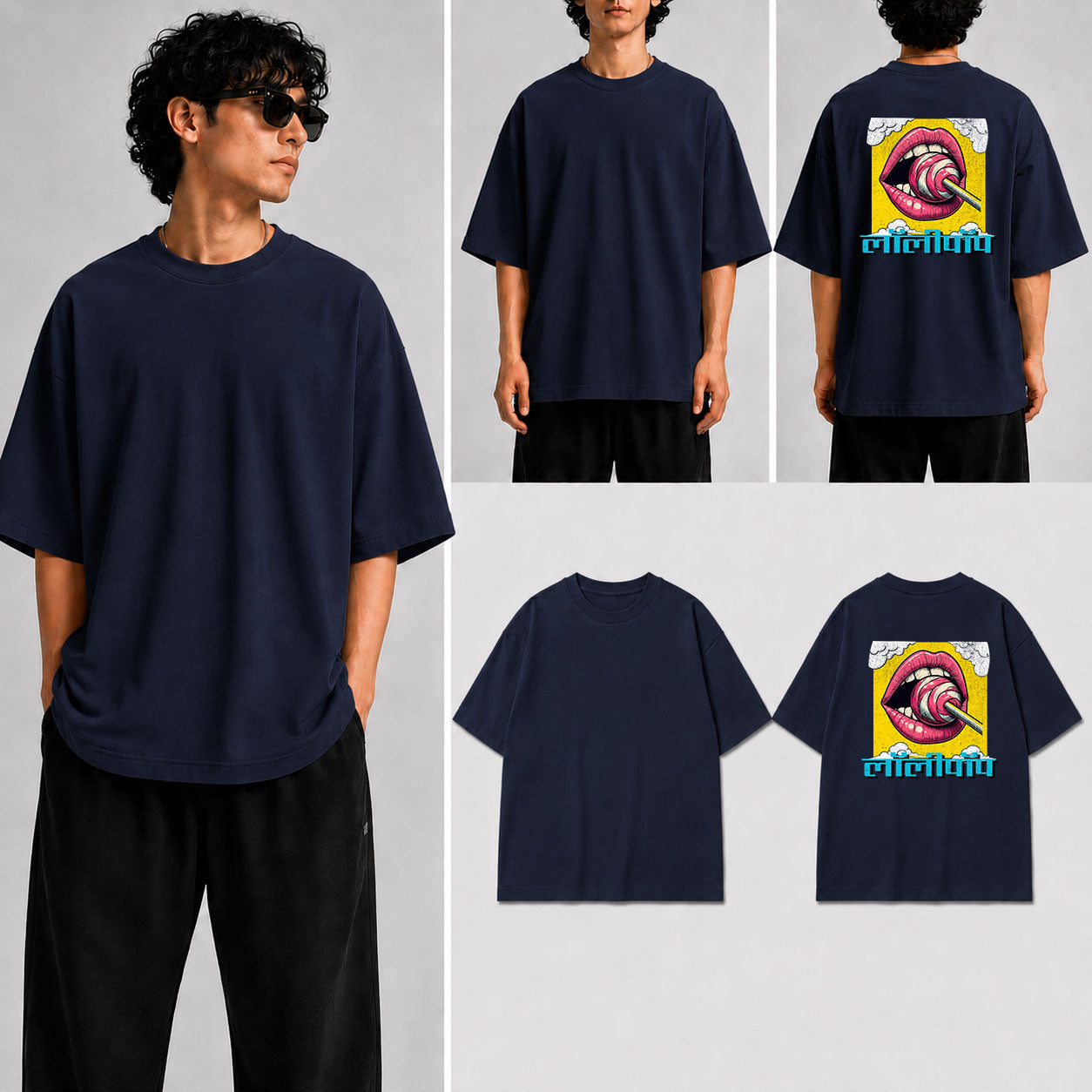 लॉलीपॉप Unisex Oversized Standard T-Shirt for man & women