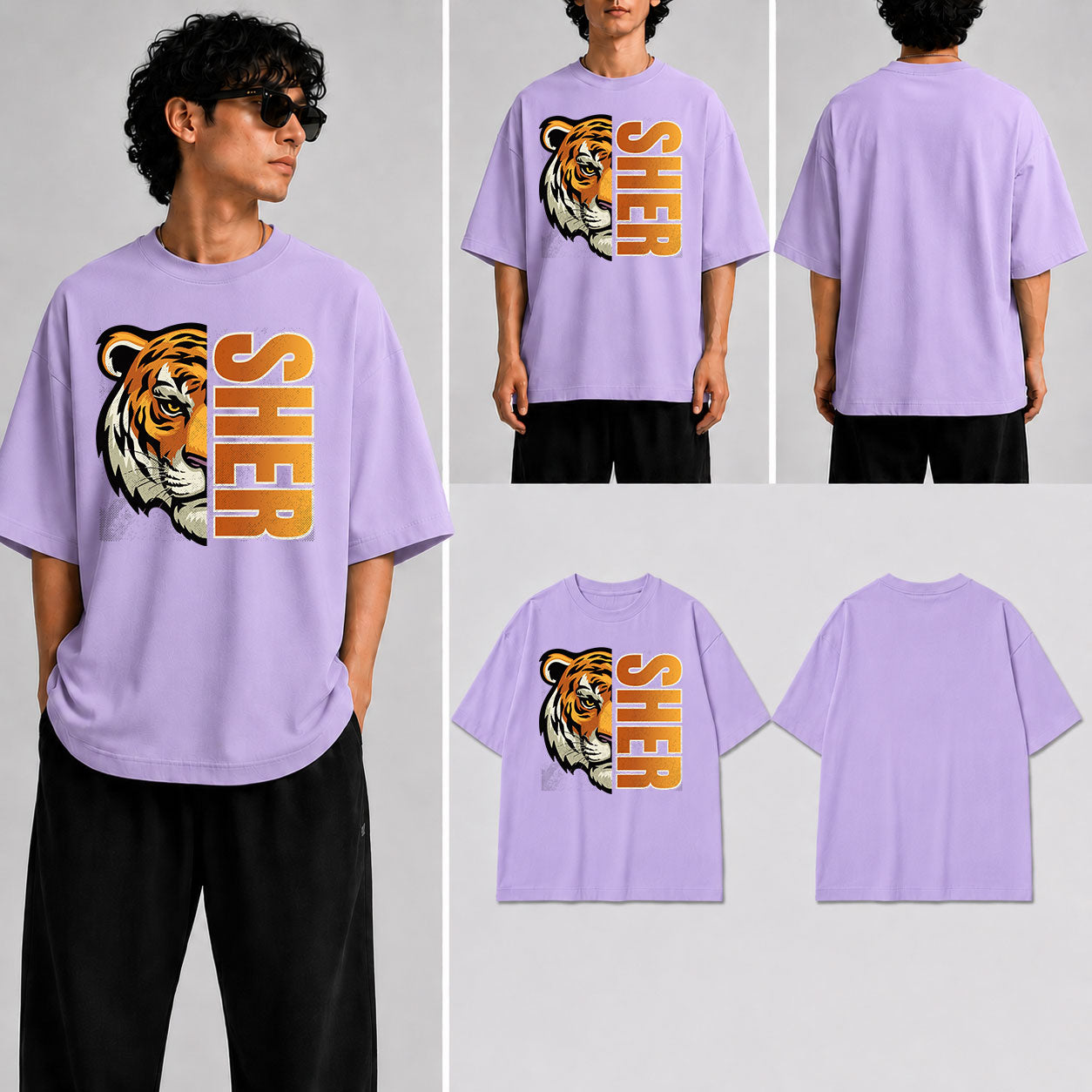 SHER Unisex Oversized Standard T-Shirt for man & women