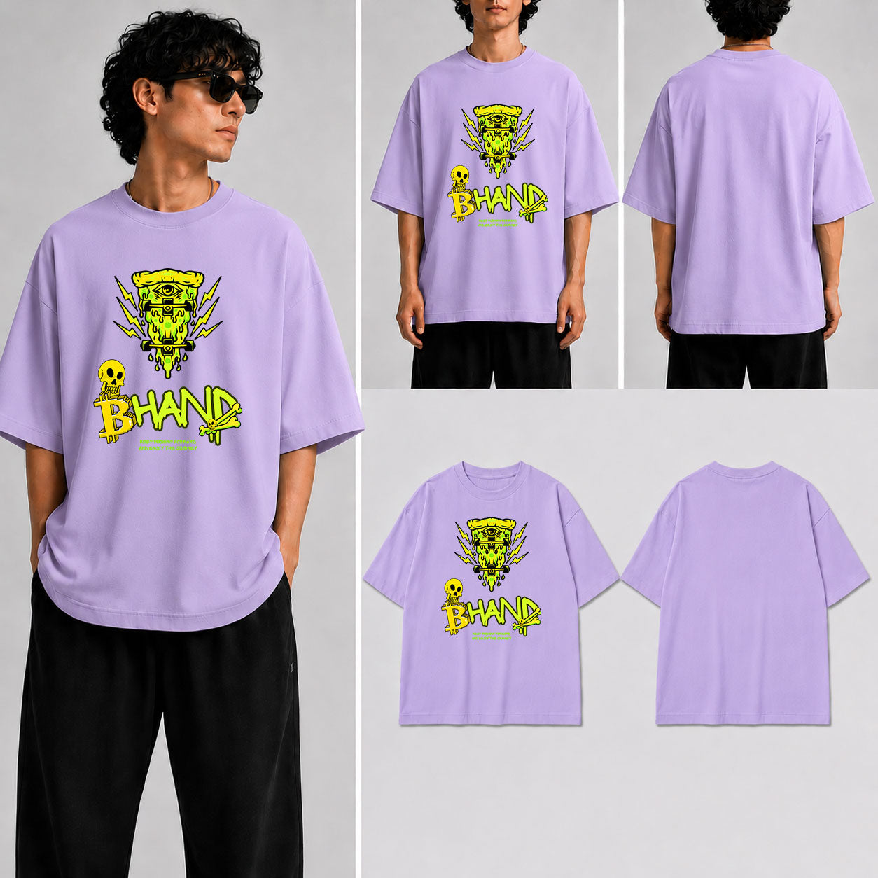 Bhand Unisex Oversized Standard T-Shirt for man & women