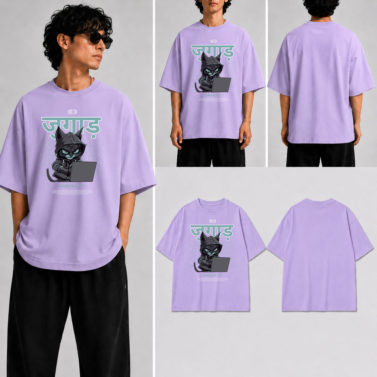 Jugaad Unisex Oversized Standard T-Shirt for man & women