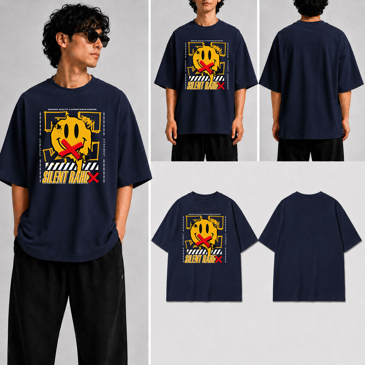 Silent Raho Unisex Oversized Standard T-Shirt for man & women
